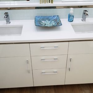 white stone design