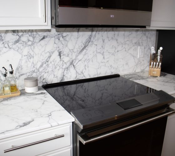 Marble Arabescato 2cm Kitchen Remodel by Olympia Stone project photo 8