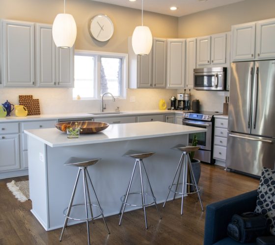 Transitional Contemporary Kitchen Remodel by Olympia Stone project photo