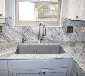 Granite Thunder White Leathered 3CM