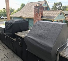 outdoor countertop with cover