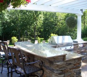outdoor countertops with roof