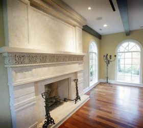 indoor stone fireplaces